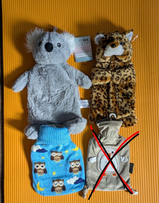 Грілка гумова в чохлі, грілка для ніг