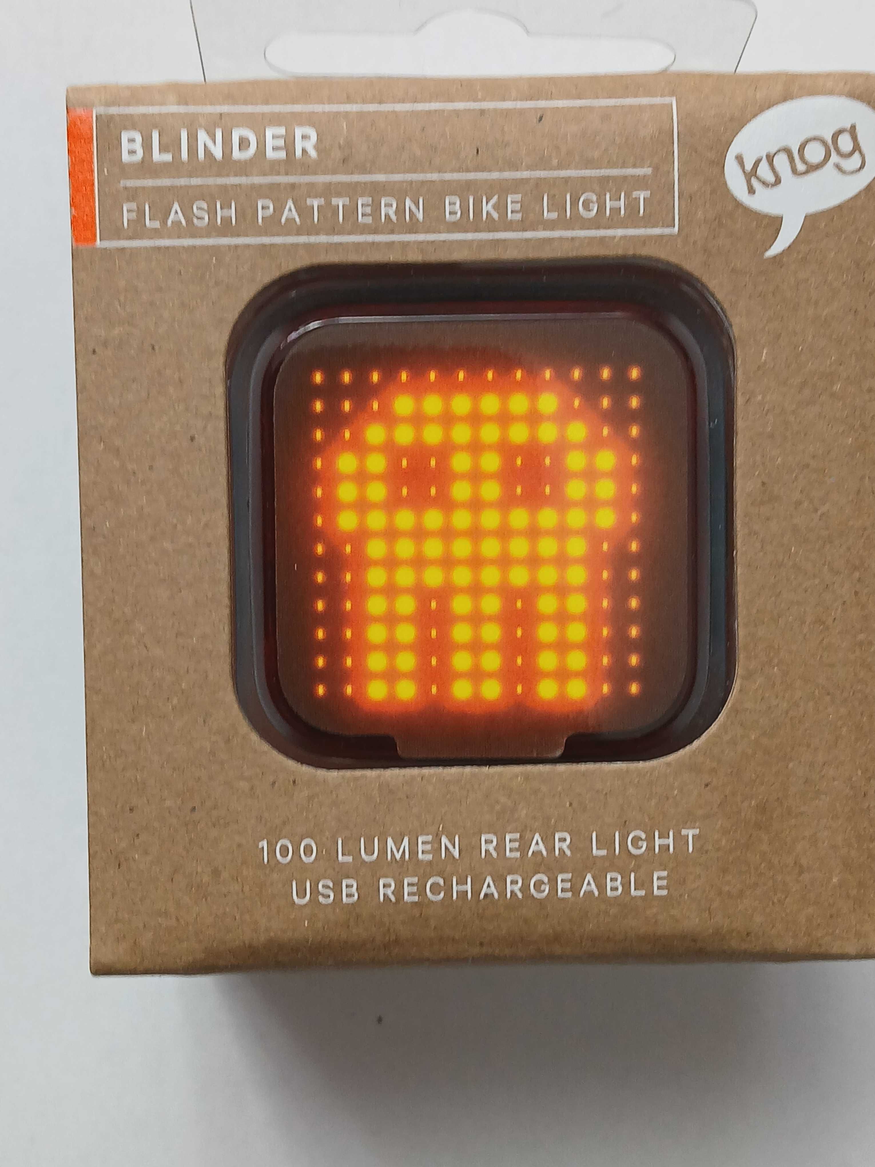 Lampka rowerowa tylna Knog Blinder - Skull* nowa*oryginalna