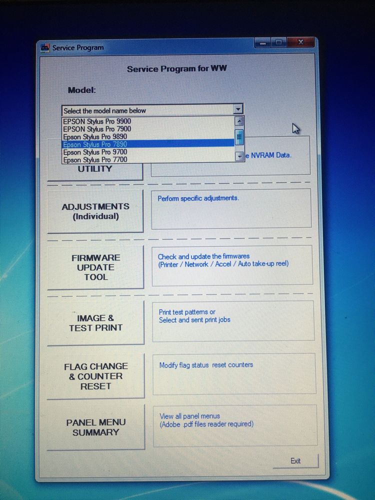Сервисная прога Epson Adjustment Pro