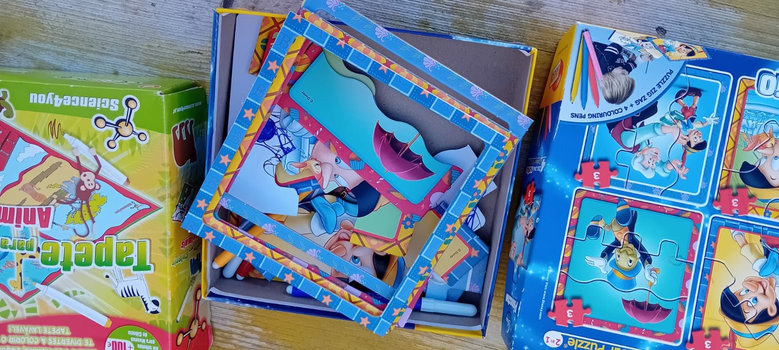 Puzzels Pinóquio e Tapete lavável Science 4you