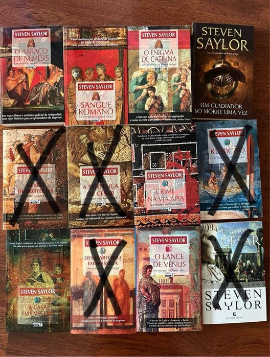 7 livros de Steven Saylor