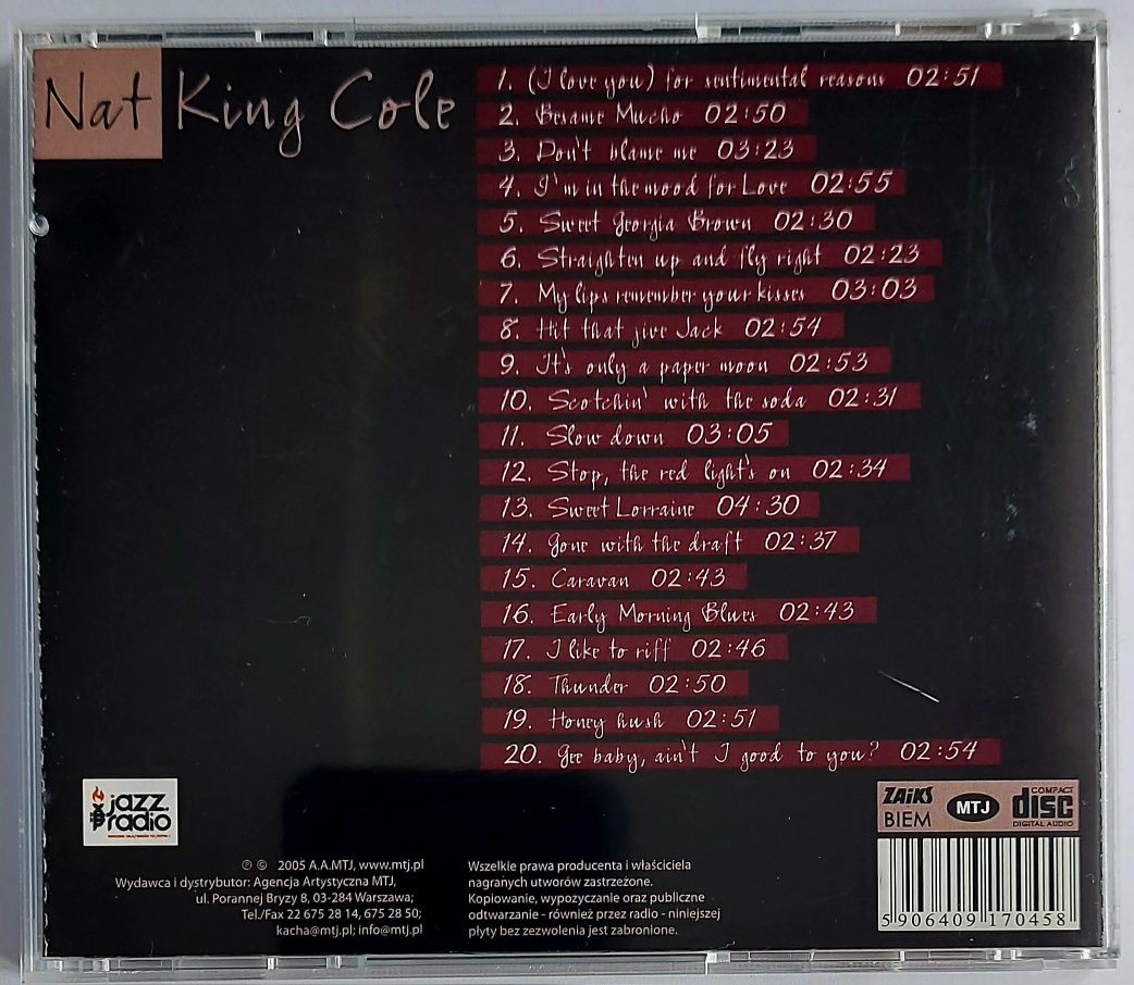 Nat King Cole Jazz Classics 2005r