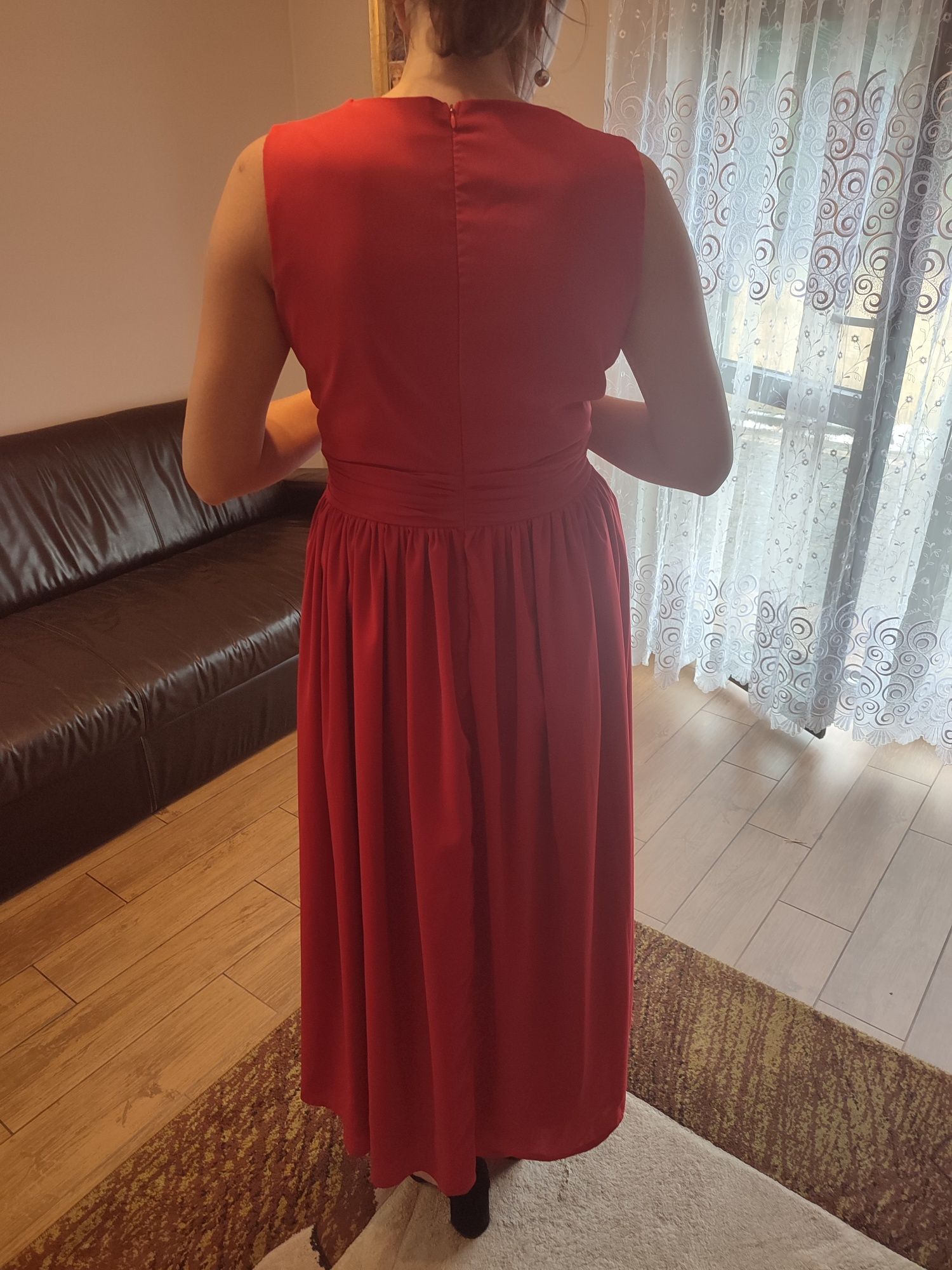 Sukienka, suknia czerwona