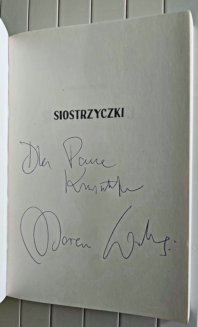 Marcin Wolski - "Siostrzyczki" z AUTOGRAFEM autora