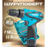 Акумуляторний Шуруповерт Makita 12 V Шуруповерт Макіта, шуруповерт ‼️‼