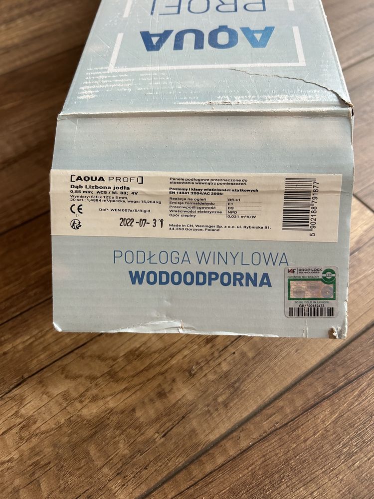 Panele podłogowe winylowe Weninger Dąb Lizbona jodła 1,4884 m2