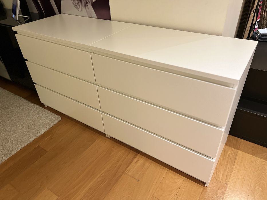 Cómoda MALM IKEA de 3 gavetas
