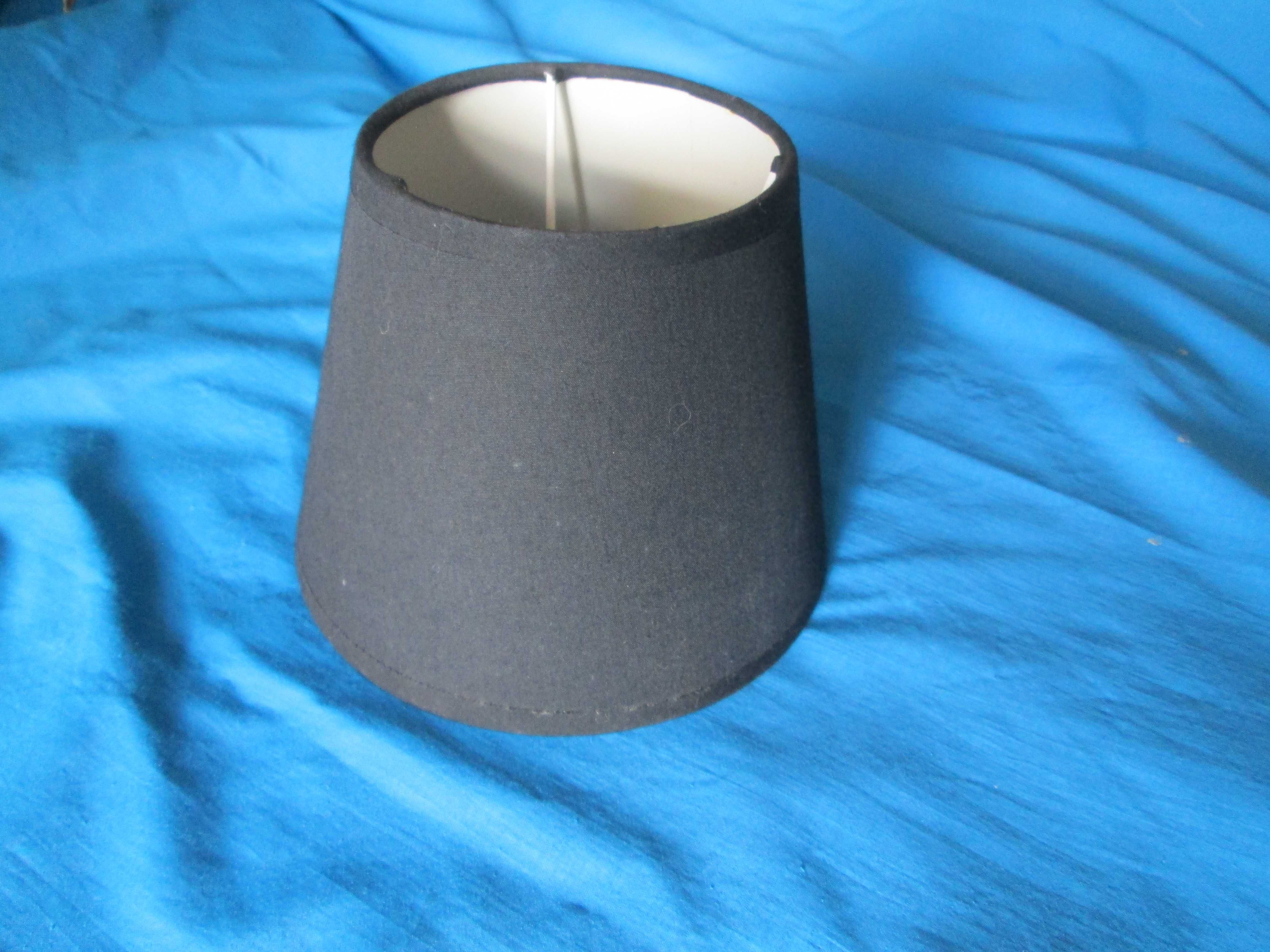 Abat-jour preto para candeeiro de mesa