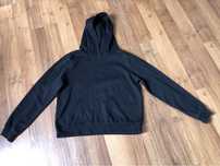 Bluza czarna Basic damska M z kapturem
