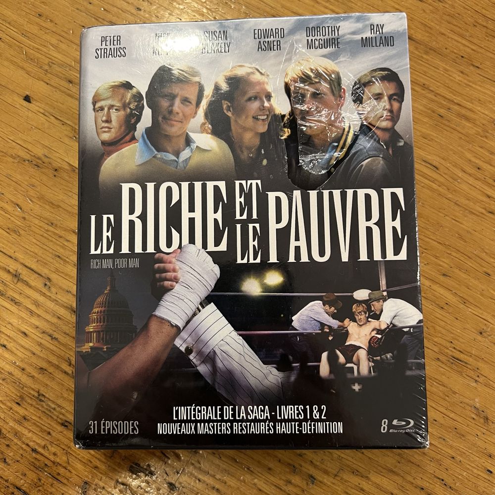Blu-ray + Livro Le Riche et le pauvre - NOVO