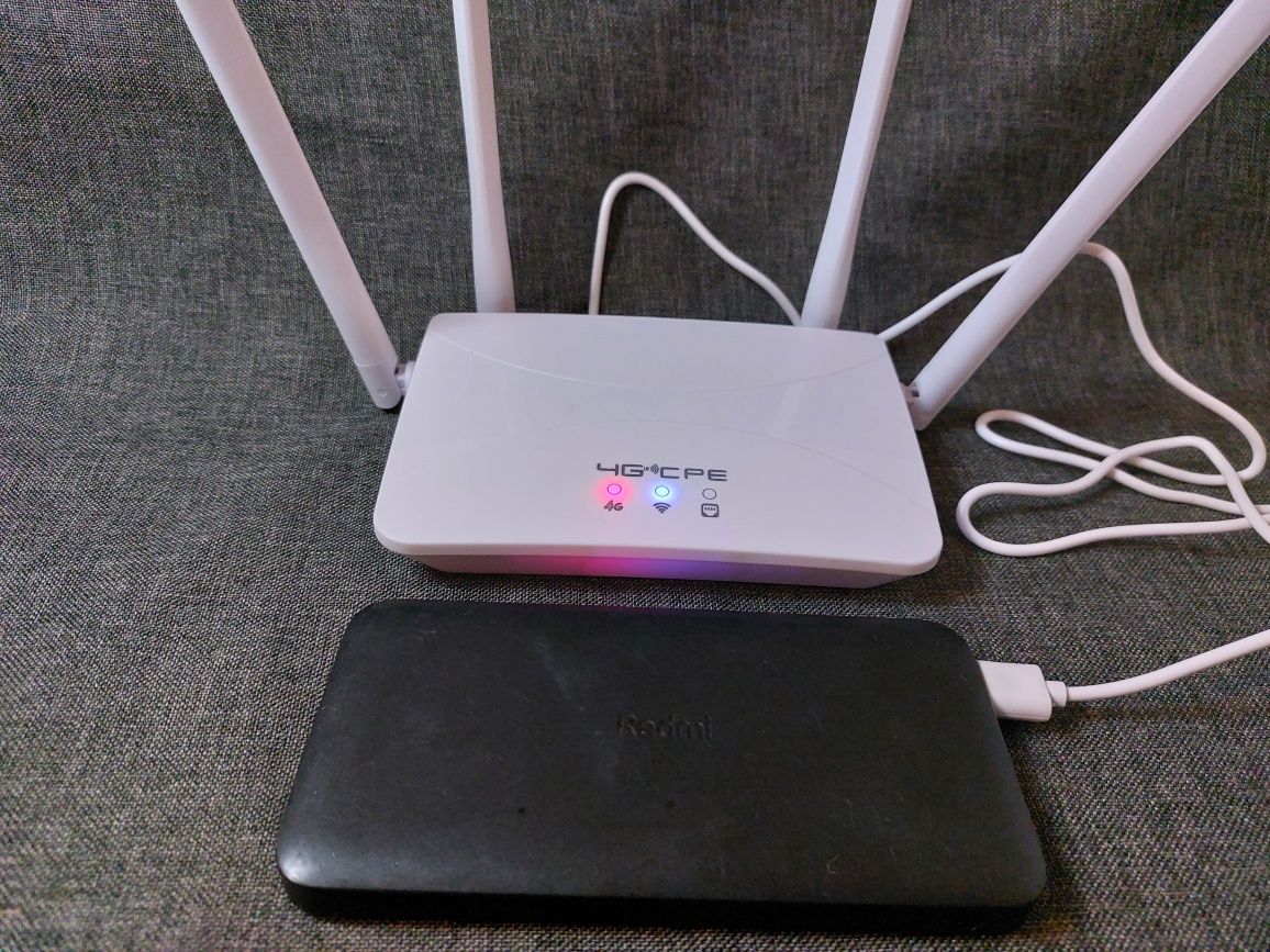 4g Роутер. Працює без 220!!! + Подарунок.  На sim-карті, всі оператори