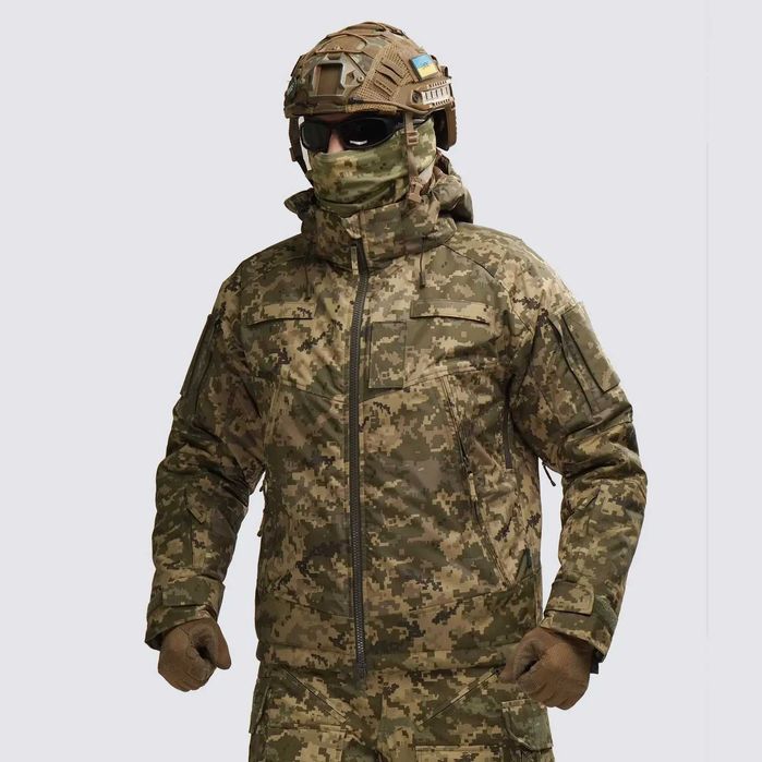 Тактична зимова куртка UATAC Pixel Membrane Climashield Apex