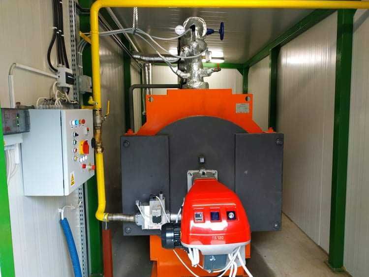 Kocioł 1000kw kotłownia mobilna