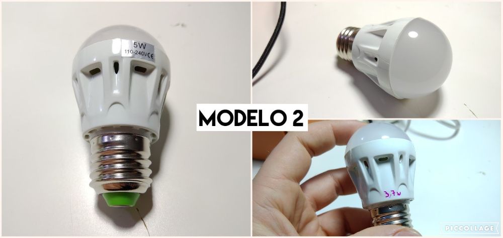 Lâmpadas LED tipo globo low cost NOVAS