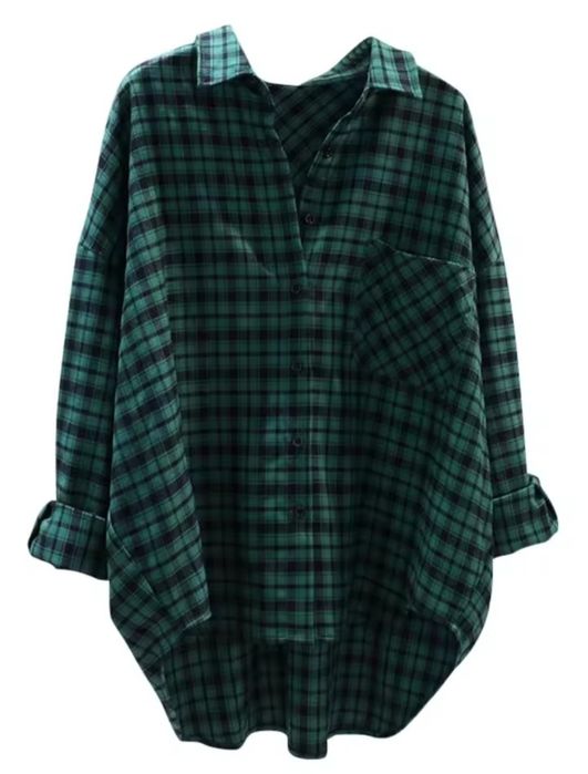 Стильная рубашка оверсайз