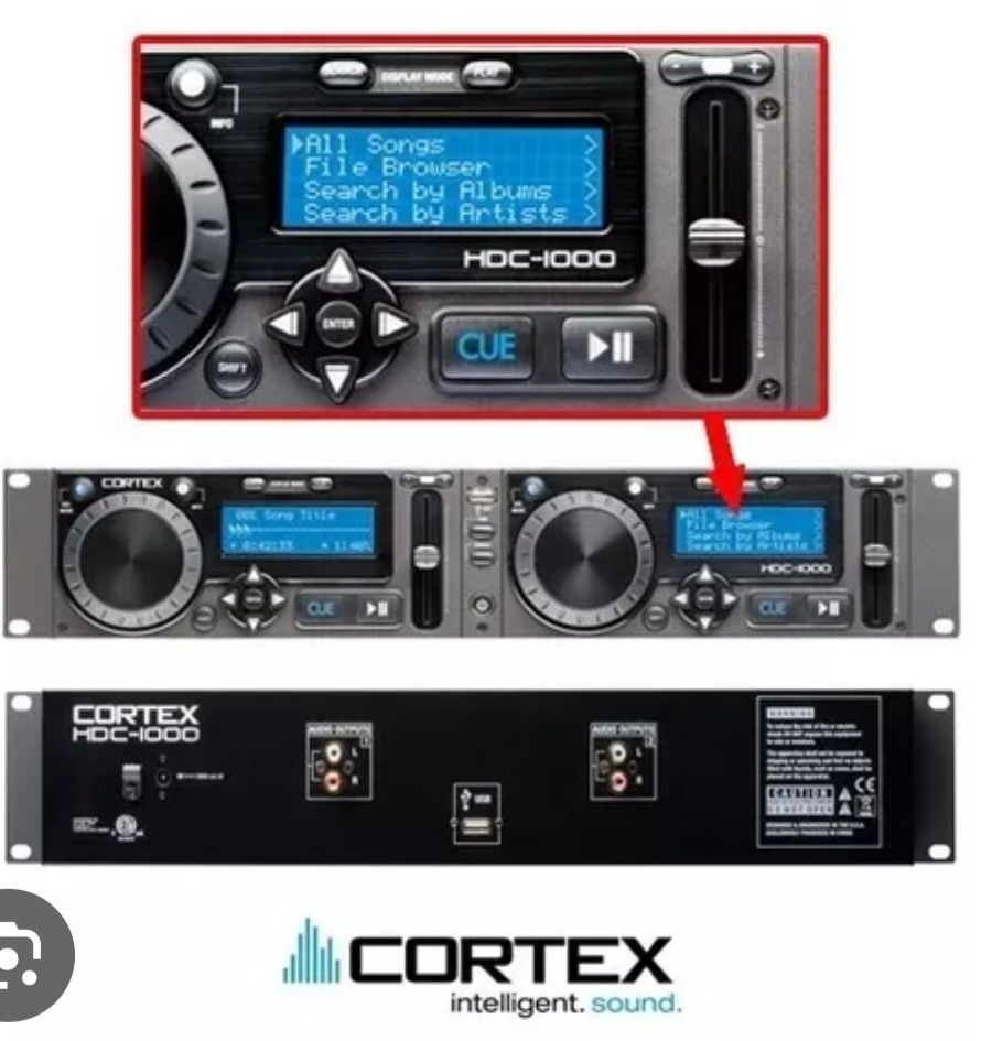 Cortex HDC 1000 podwójny Player dla DJ I zespołów