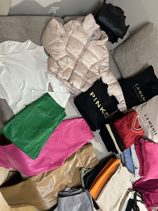 Mega zestaw markowych damskich ubrań JESIEŃ/ZIMA rozm. xs/s