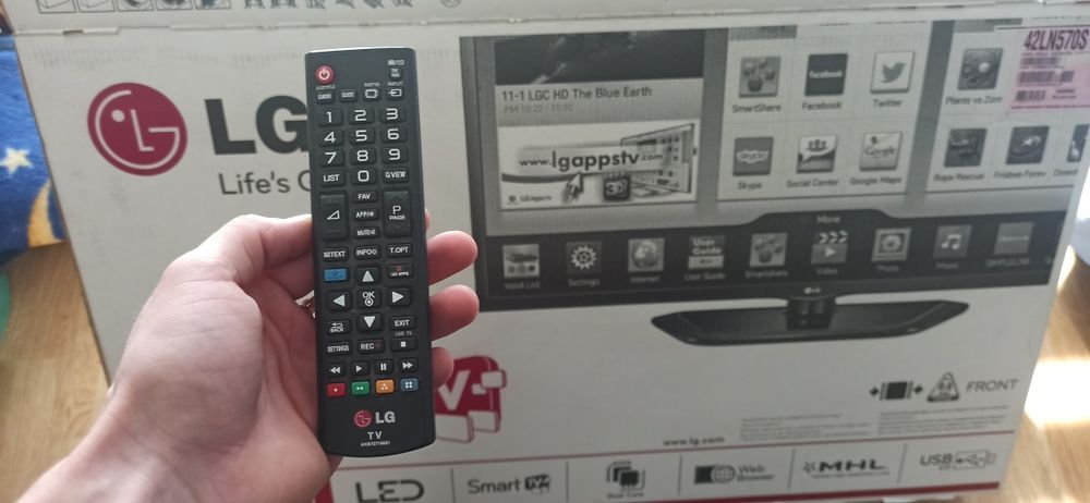 Telewizor pilot karta sieciowa