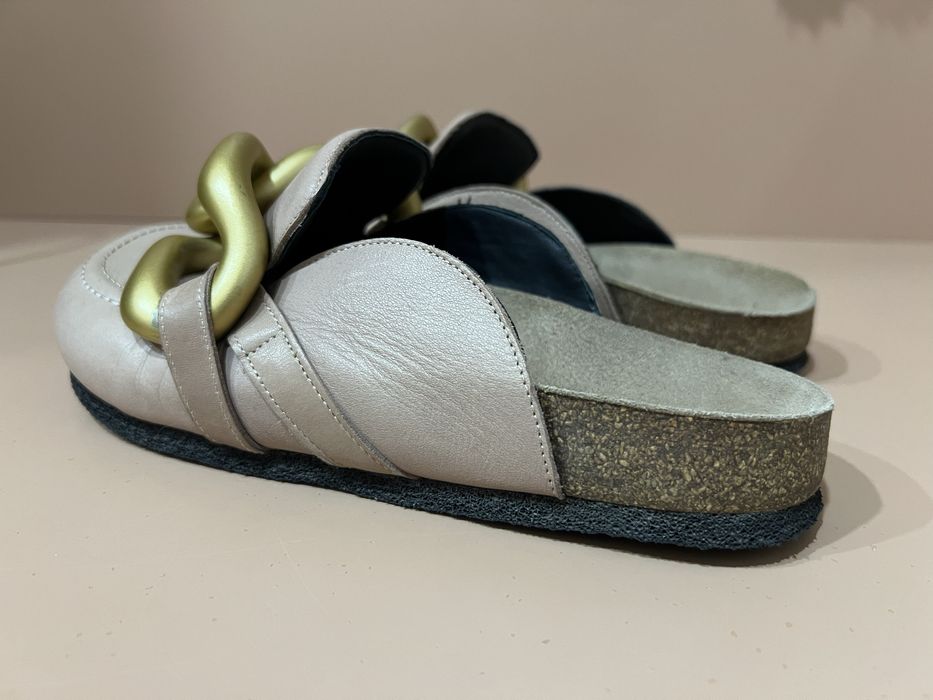 Сабо шльопки шкіряні