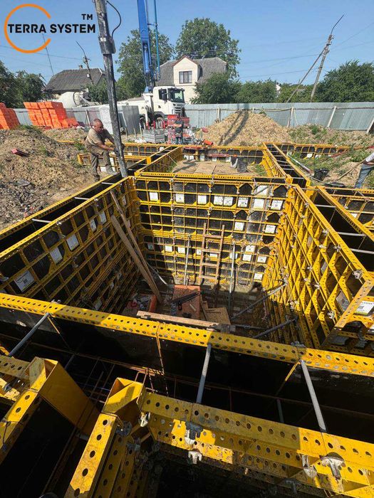 Оренда ДРІБНОЩИТОВОЇ ОПАЛУБКИ, опалубка для фундаментів,легка опалубка