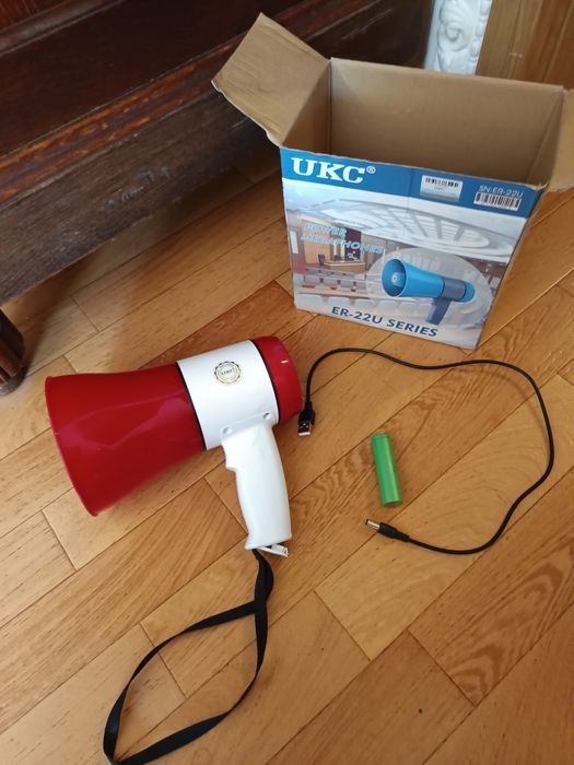 Мегафон громкоговоритель аккумуляторный