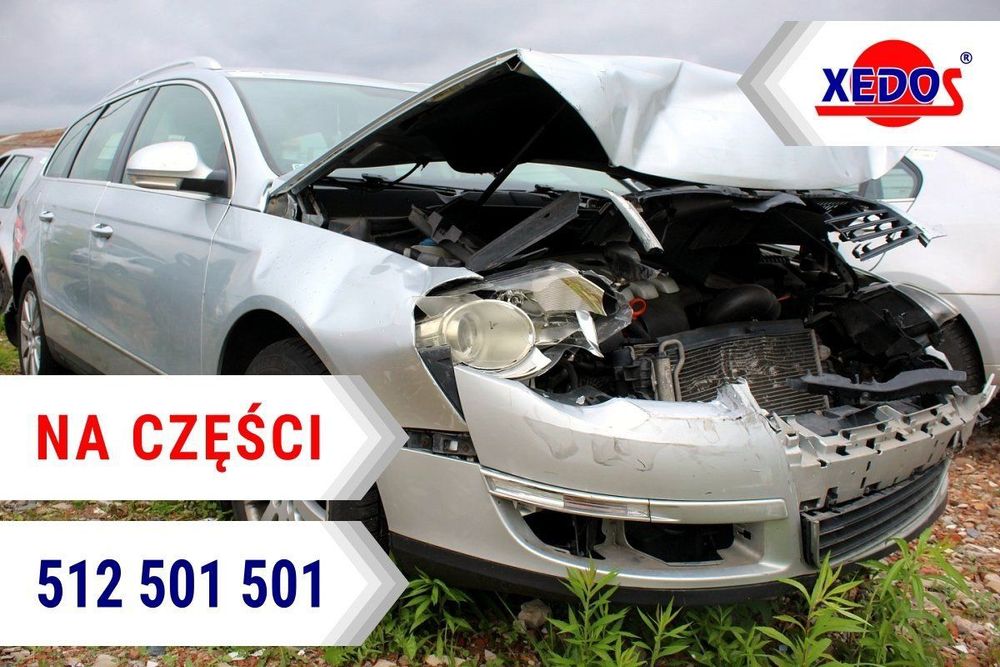 VW Passat B6 2005 2.0TDI BKP Kombi (MASKA, ZDERZAK, LAMPA, BŁOTNIK, DRZWI, SZYBA, FOTEL)