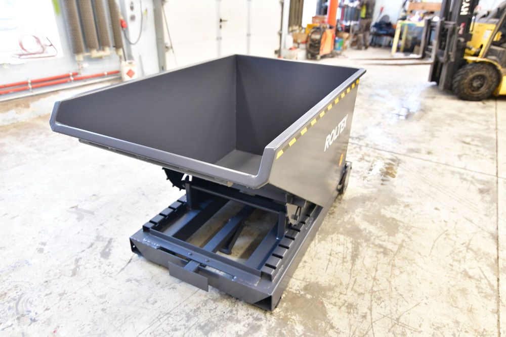 Kontener metalowy / Kontener / Koleba / Kontener samowyładowczy 600L