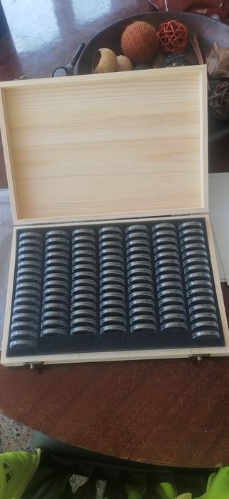 Caixa para moedas 2 euros