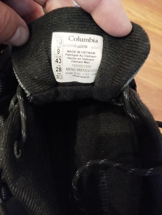 Columbia 43р.Waterproof Оригінал трекінгові Ботінки кросівки чоловічі