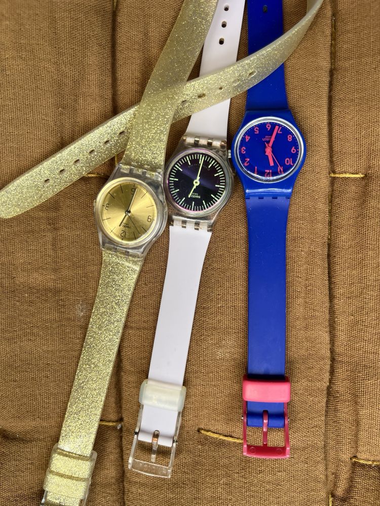 Swatch zegarek kobalt