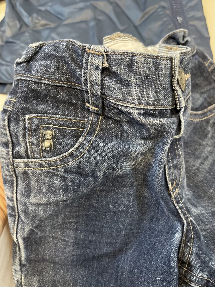 Ветровка джинсы на мальчика 9-12мес Zara H&M Next