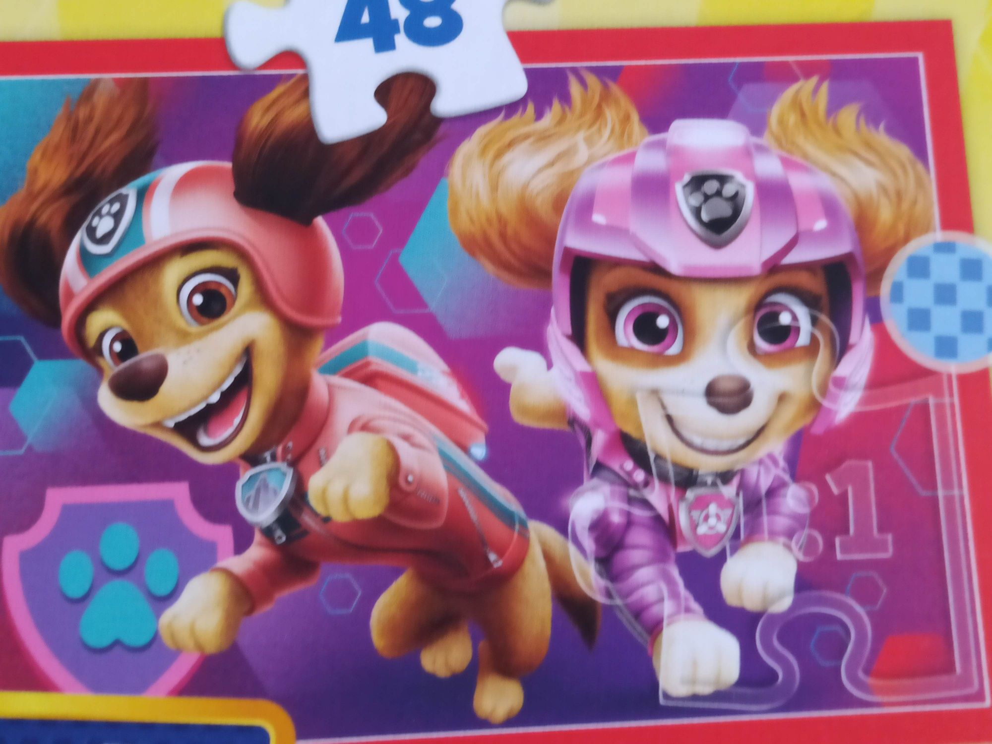 Psi Patrol puzzle 4 w 1 stan Bardzo Dobry