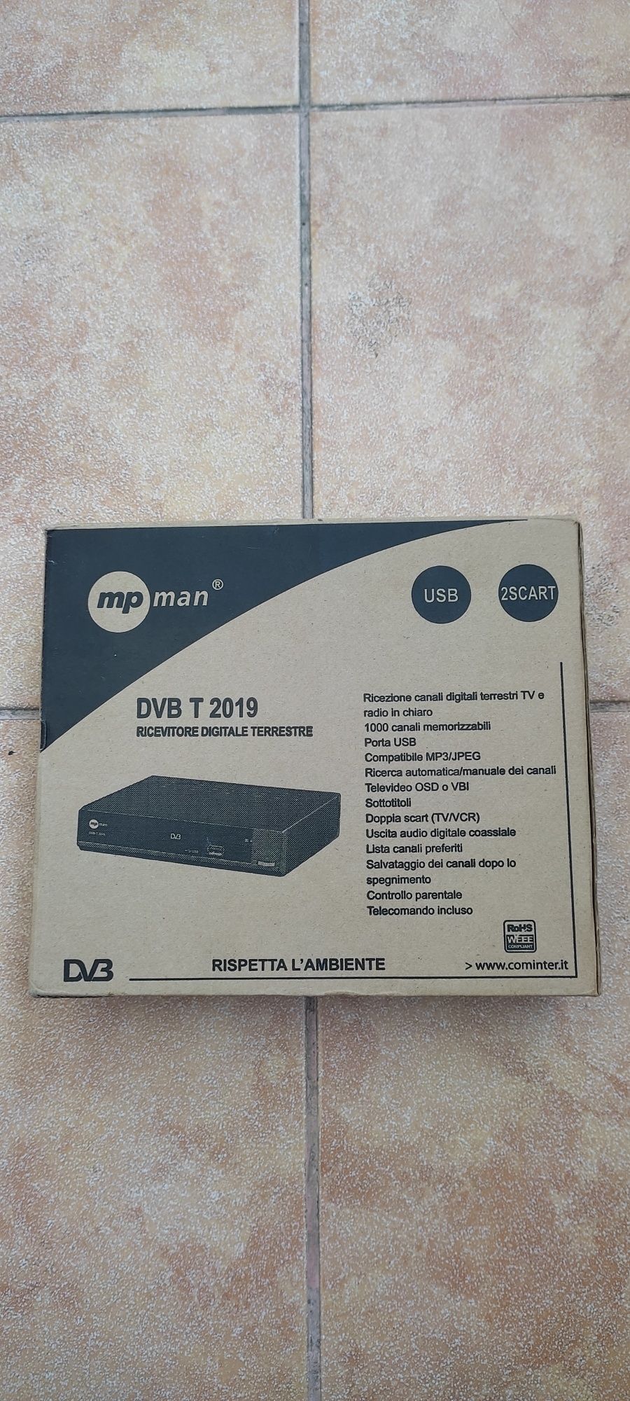 Новий тюнер DVB T2, цифровий ефірний примач.