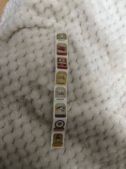 Naklejki biedronka 8 sztuk