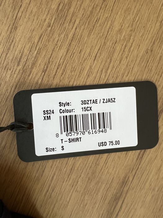 Футболка Armani Exchange S regular pima cotton