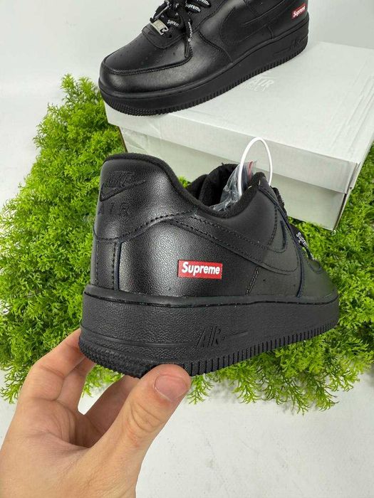 Nike Air Force x Supreme найк аір форс супрім чорні