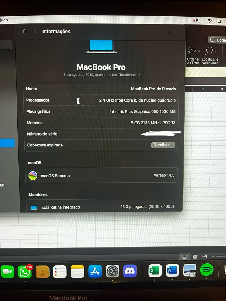 Apple Macbook Pro 13” 2019 Touchbar