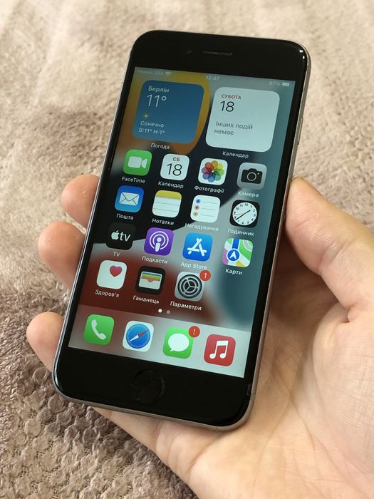 Телефон Apple Iphone 6S -64gb newerlock #92 Нова Батарея