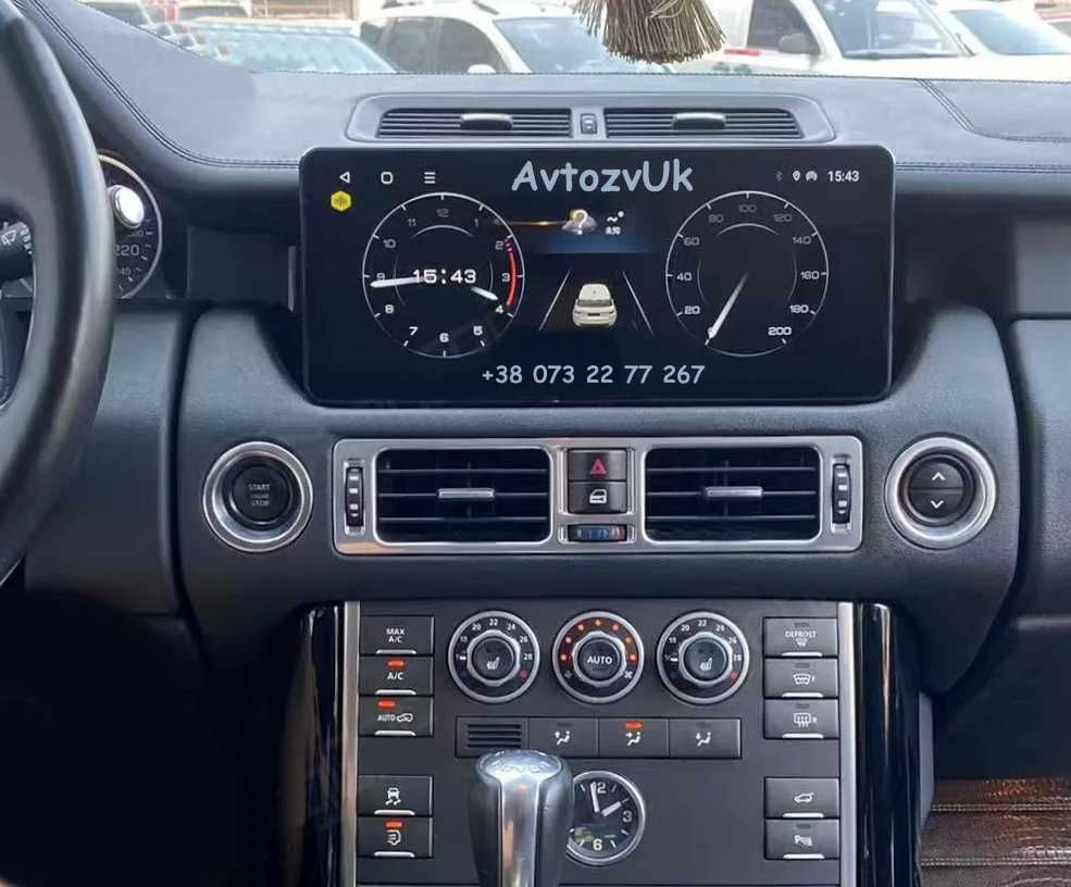 Магнитола Land Range Rover L322 Ренж Ровер Евог Android CarPlay EVOGUE