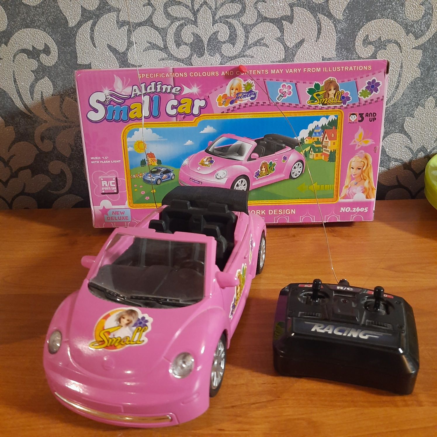Samochód sterowany różowy dla laleczek lol, pet shop, poli pocket i in