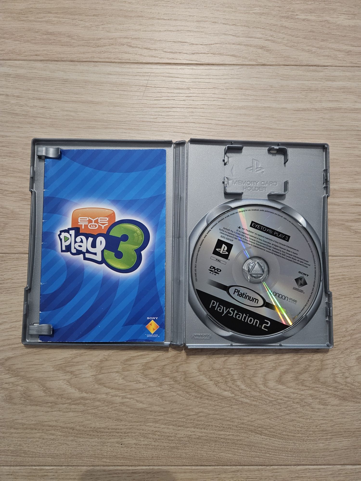 Kamera PS2 PlayStation EyeToy + Gra PlayStation 2 EYETOY Play 3