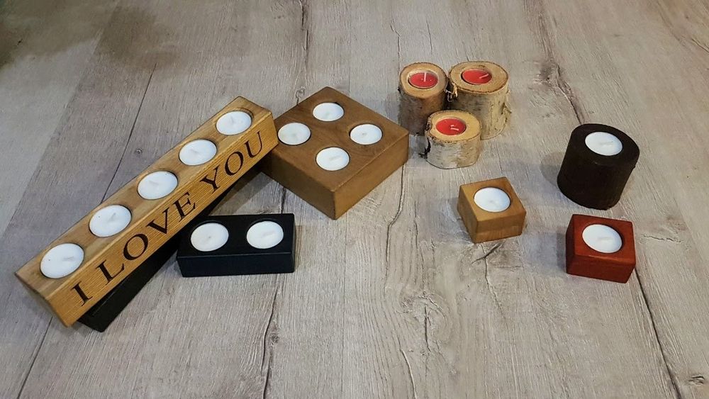 Свічники з дерева