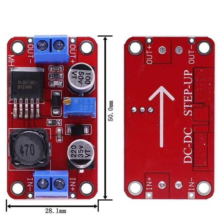 Dc-Dc Step up/ down 3.5v_40v-5A/8А  перетворювач