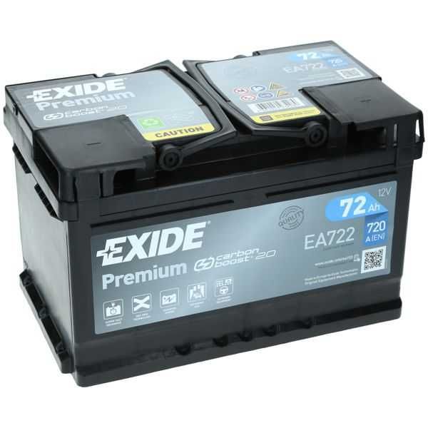 Akumulator Exide Premium 12V 72Ah 722A (EN) EA722 P+ Radom