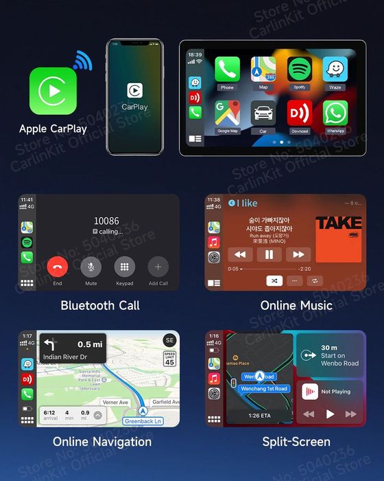 Новинка! приставка в авто Carlinkit TBox UHD 8/128 HDMI версия