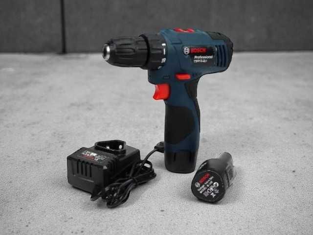 Шуруповерт аккумуляторный Bosch 12V шурупокрут акумуляторний + гну вал