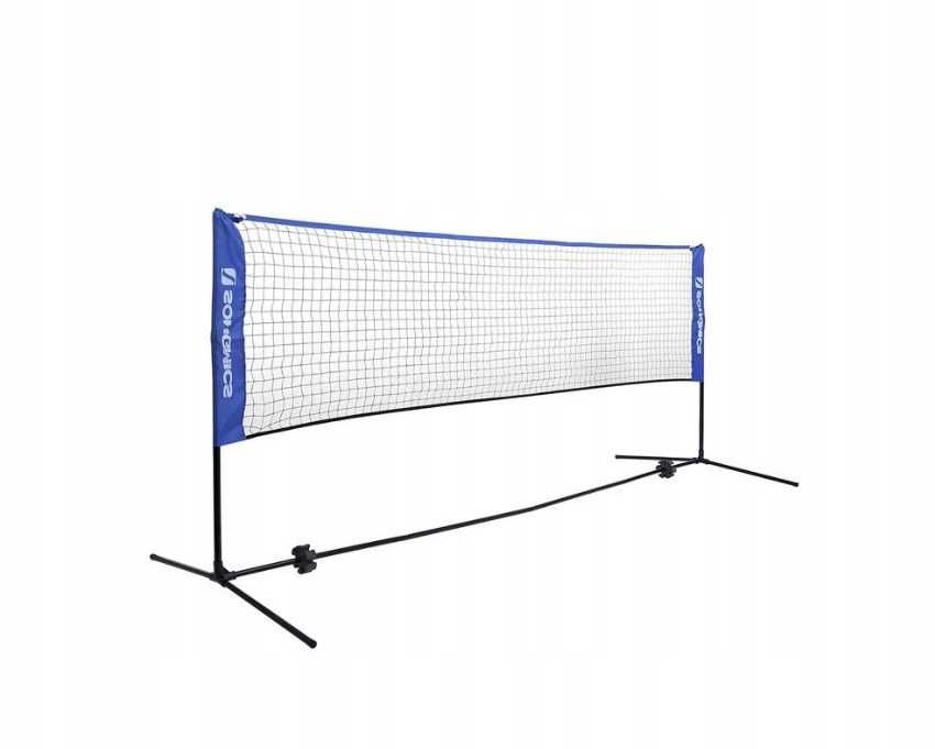 Siatka do badmintona regulowana zestaw tenis /siatkówka plażowa