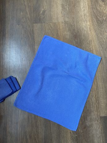 Кухонне вафельний рушник серветки синього кольору