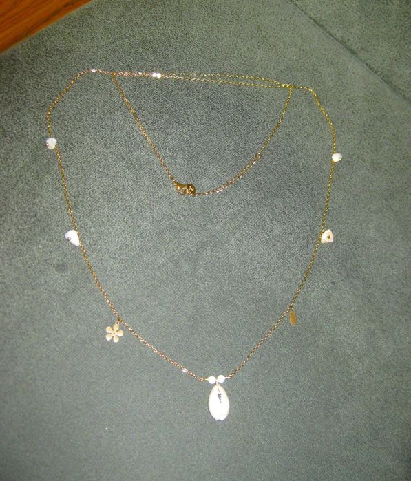 Colar de Barriga / Colar Duplo c/ Búzio NOVO