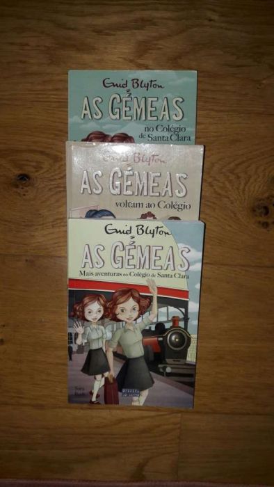 Coleção AS GÉMEAS e COLÉGIO DAS 4 TORRES, de Enid Blyton